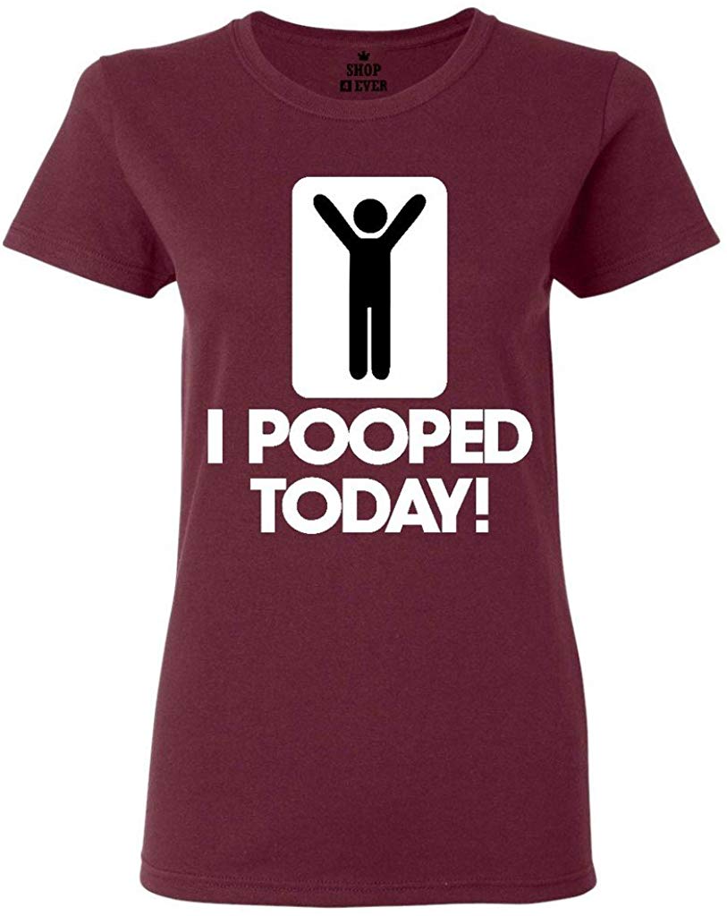I Pooped Today Women's T-Shirt Red
