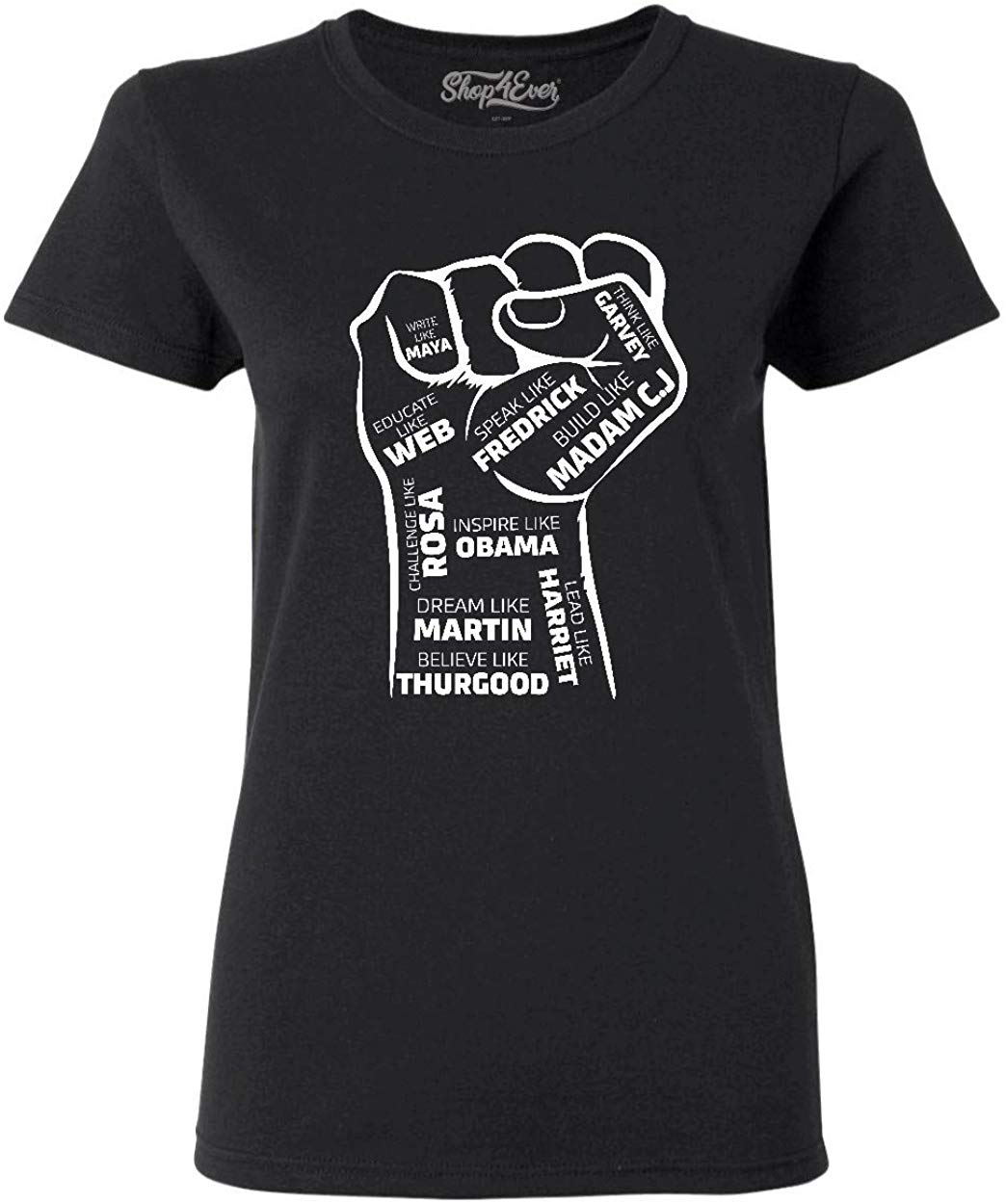 Inspiring Leaders Fist Women's T-Shirt Black