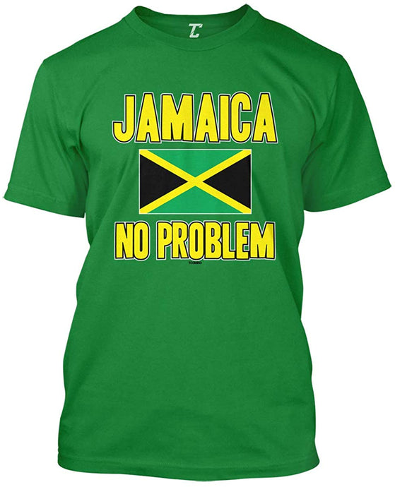 Jamaica No Problem Jamaican Flag Rasta Men's T-Shirt Green